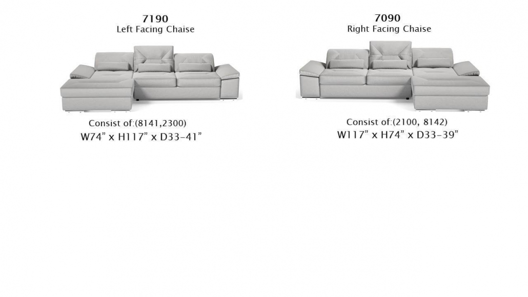 AlpineX Functional Sectional Sofa Nordholtz Furniture