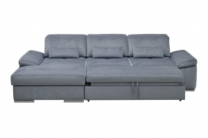 Alpine-X sectional with sleeper front view | Nordholtz