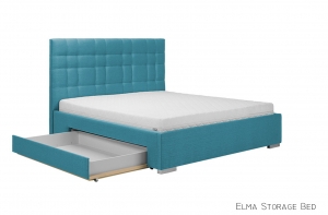 Elma Upholstered Storage Bed - photo №7