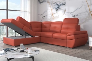 Salzburg Open Chaise Sectional with bed and storage - photo №15