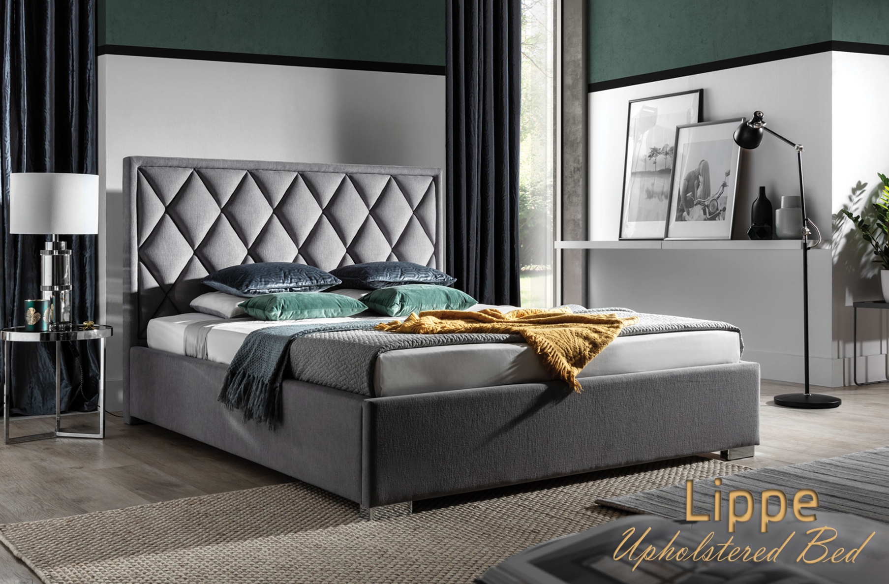 Lippe Upholstered Bed, Cheap