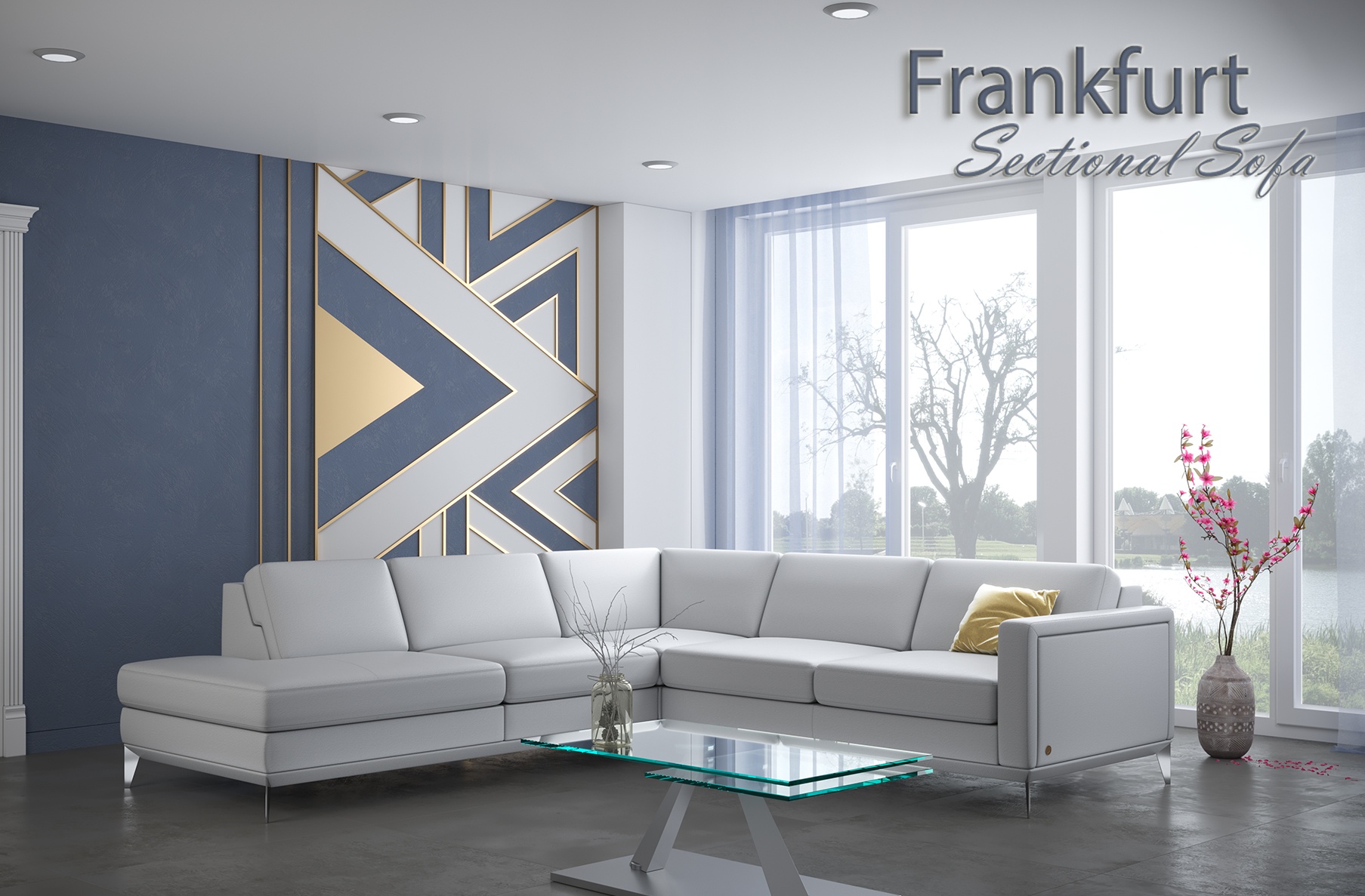Frankfurt Sectional Sofa, Cheap