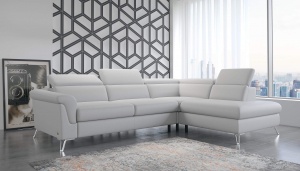 Berlin-Leather-Sofa-bed-sectional-light-grey, Cheap