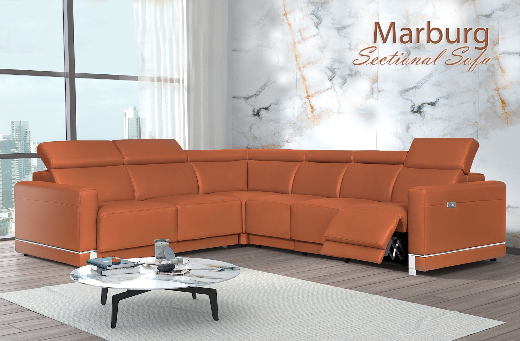 Marburg Sectional Sofa, Cheap