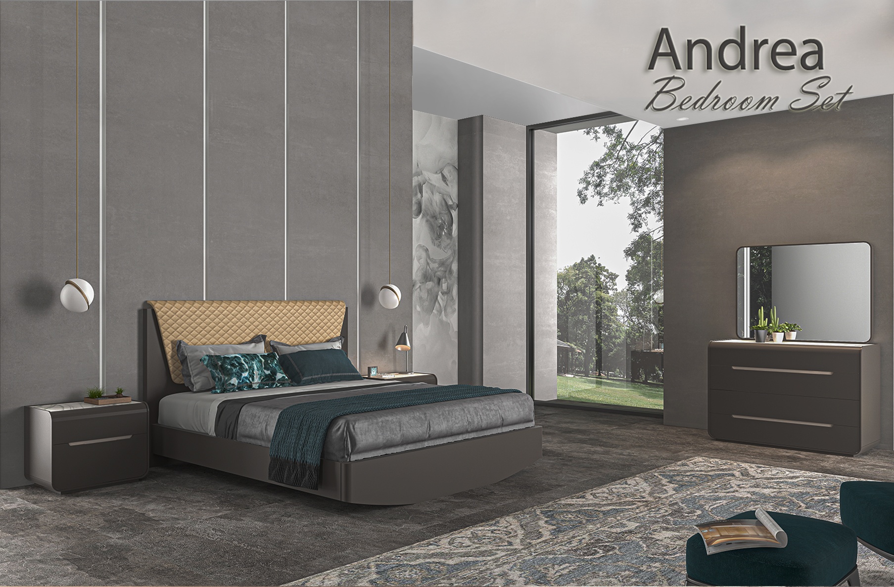 Andrea Bedroom Collection, Cheap