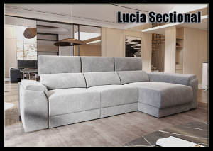 Lucia-Reclining- Sectional, Cheap