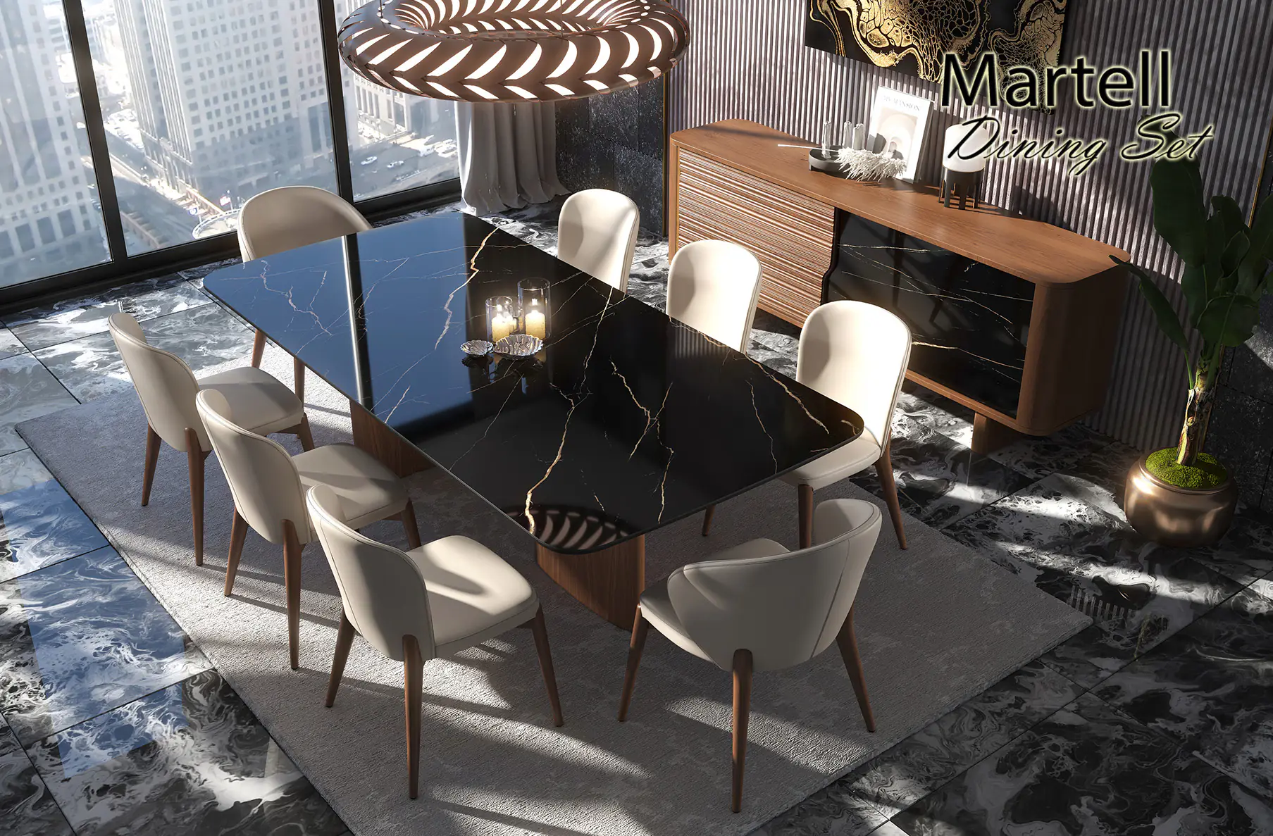 Martell Dining Set, Cheap